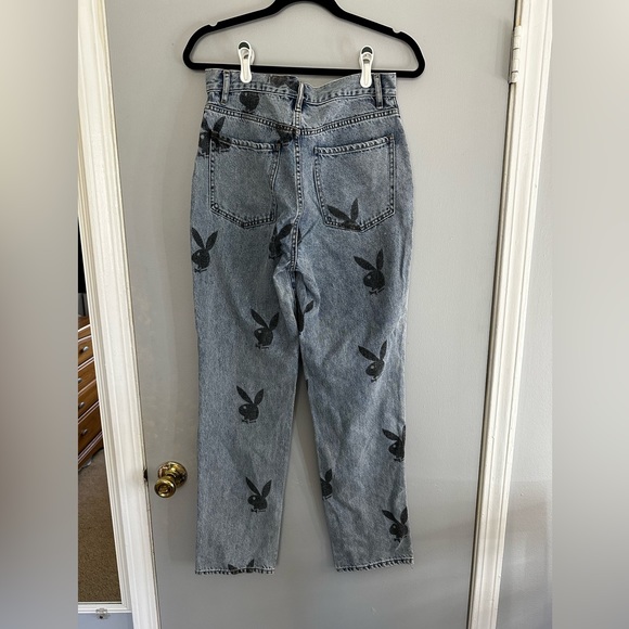 Playboy by Pacsun Size 27 Eco Bunny Dad Jeans - Picture 2 of 4